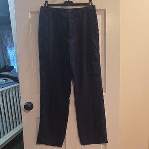 Lauren Ralph Lauren Navy Straight Leg Pants